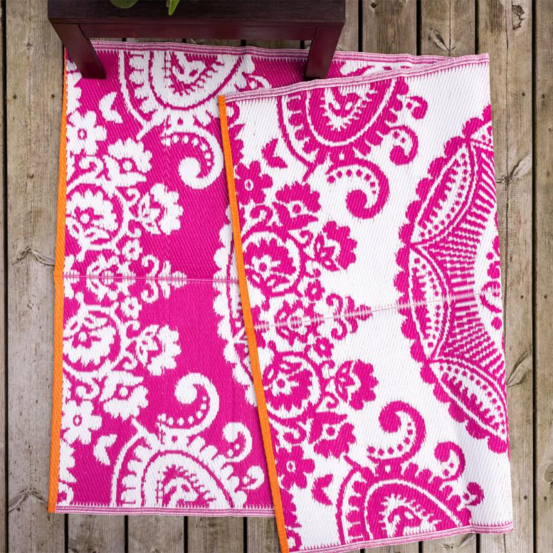 Recycled outdoor rug (180 x 120 cm)