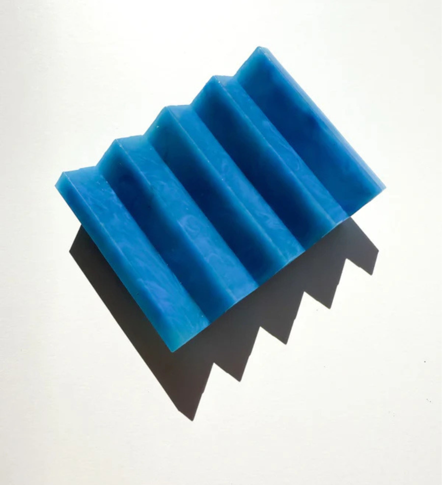 Recycled Plastic Zig-Zag Soap Dish - Bauhaus Collection