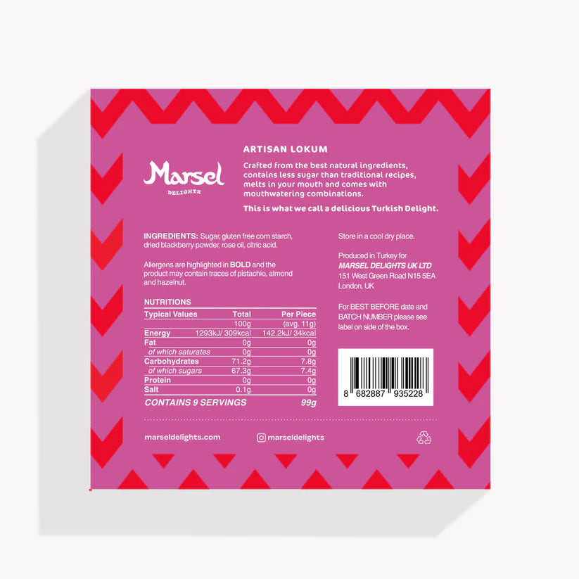 Artisan Turkish Delight - 4 flavours