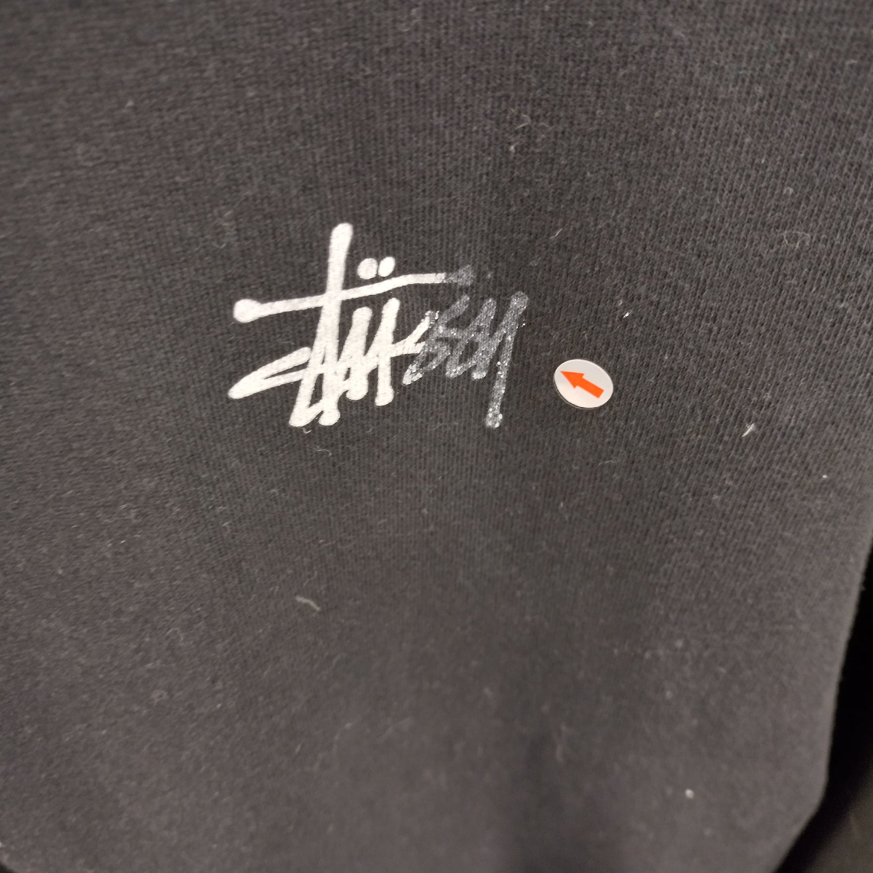 Stussy Black Hoodie Cotton Blend