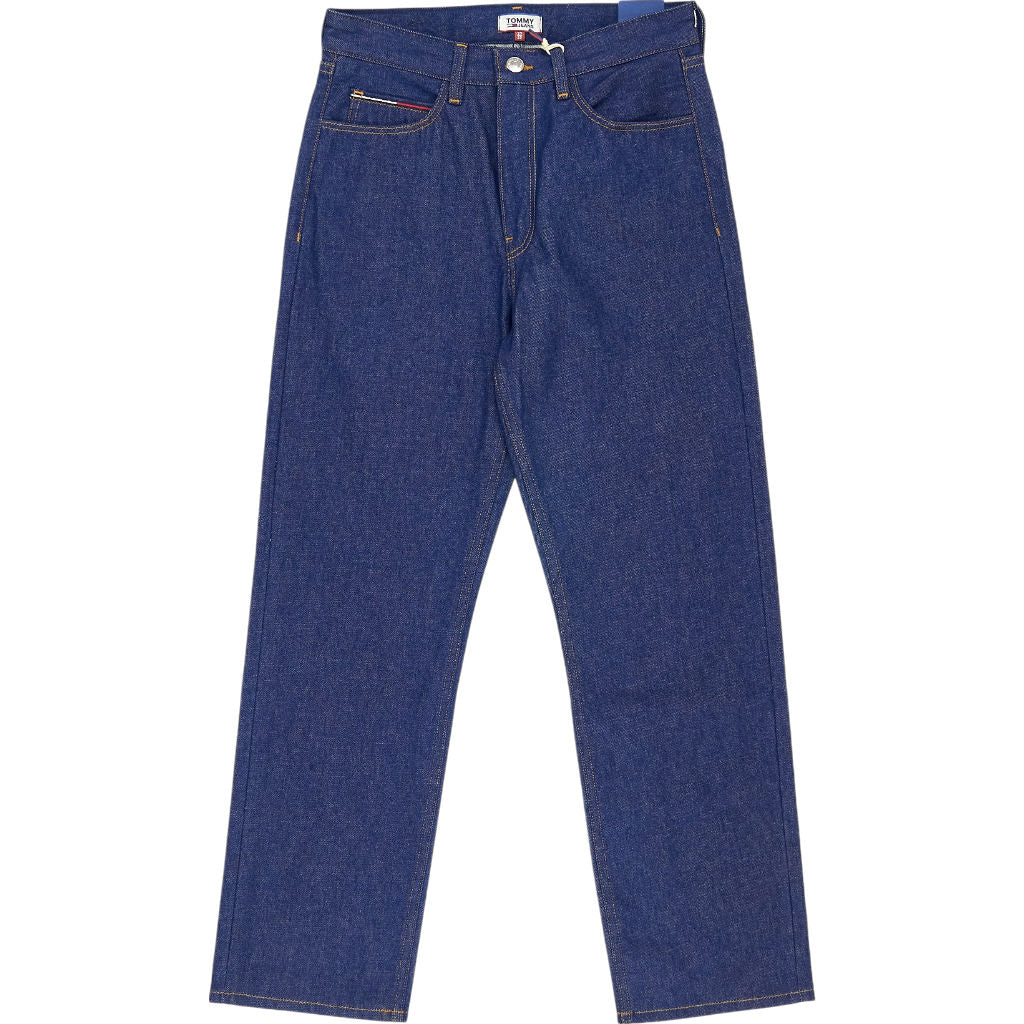Tommy Jeans Blue High Rise Straight Jeans