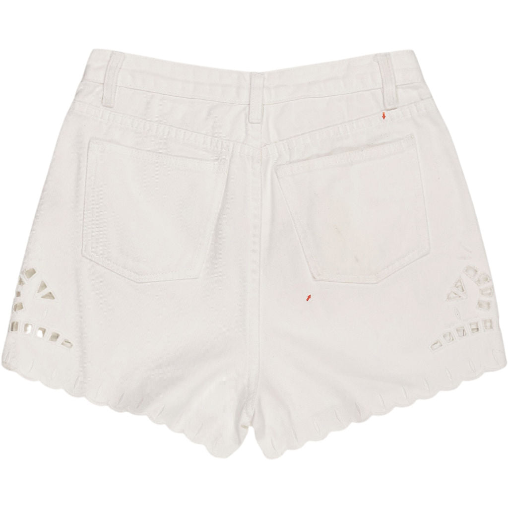 Suncoo White Cotton Short Barry Shorts