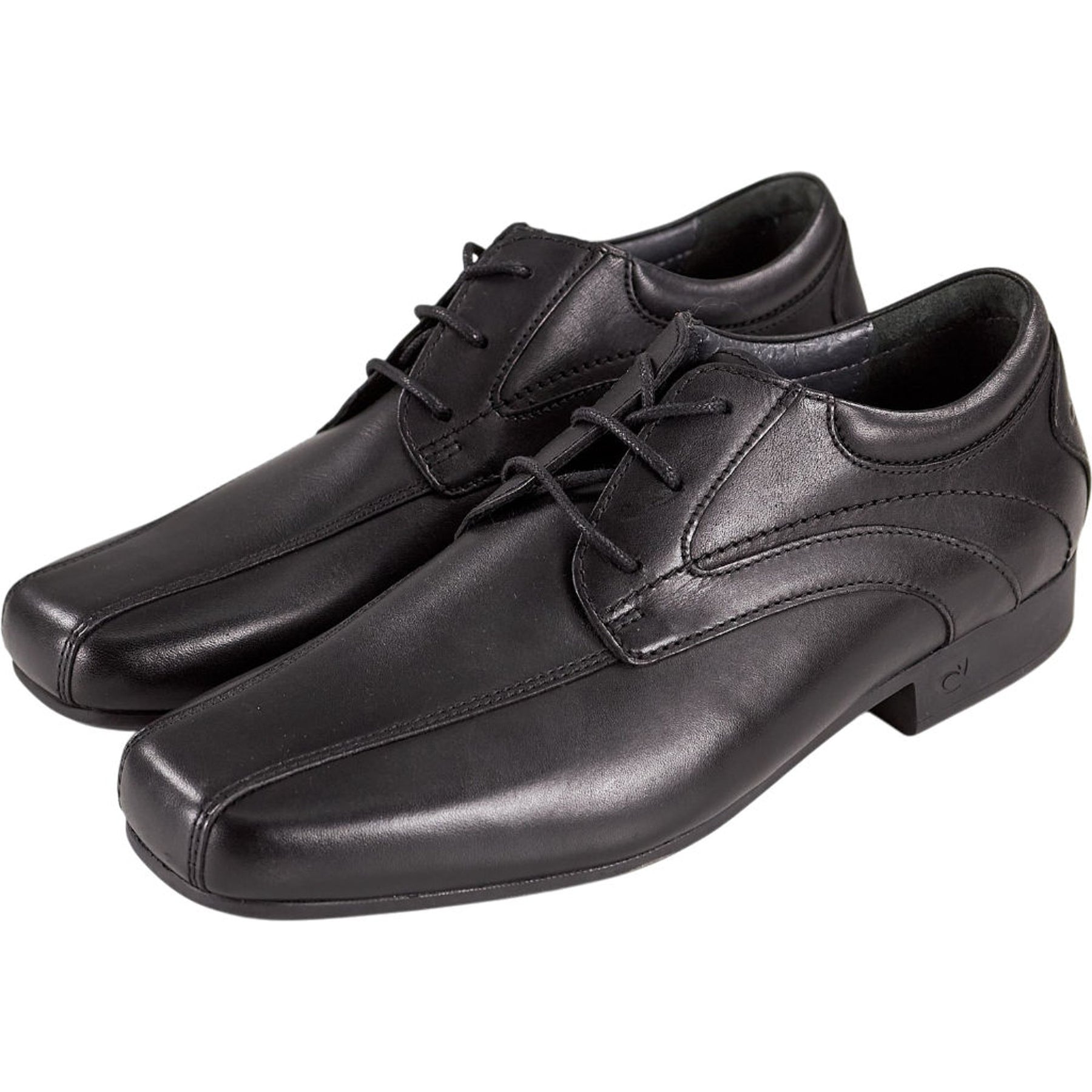 Rhino Black Leather Formal Shoes