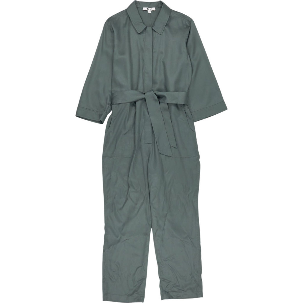 NRBY Green Lyocell Jumpsuit