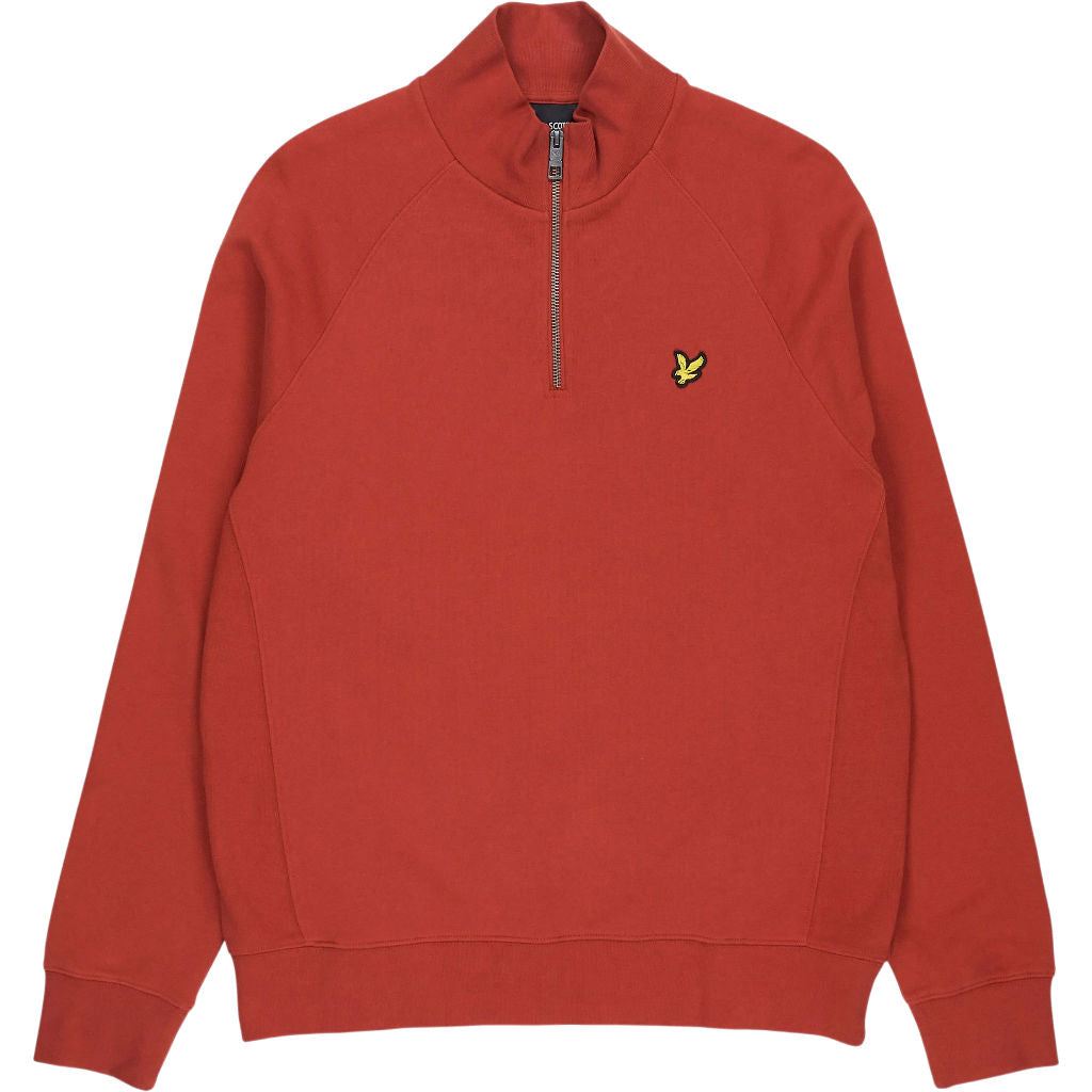 Lyle & Scott Red 1/4 Zip Sweatshirt