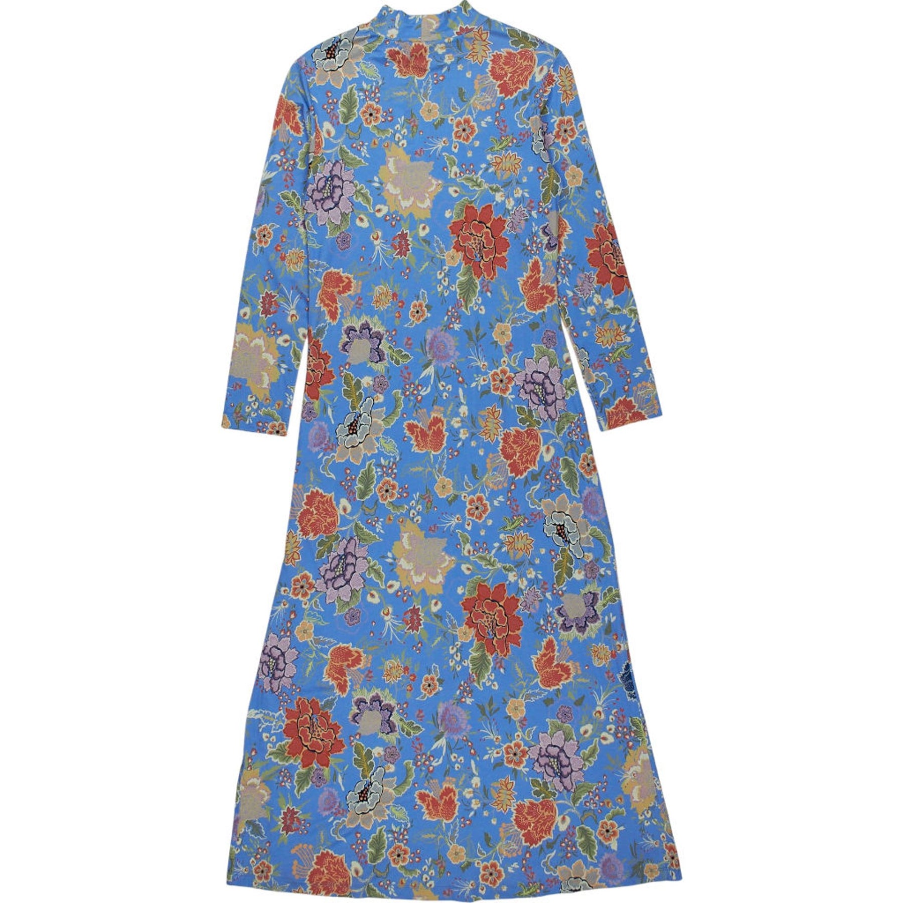Rixo Blue Floral Elisa Dress