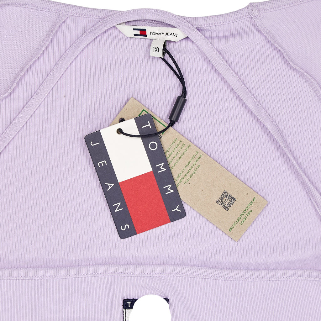 Tommy Jeans Lavender Long Sleeve Top