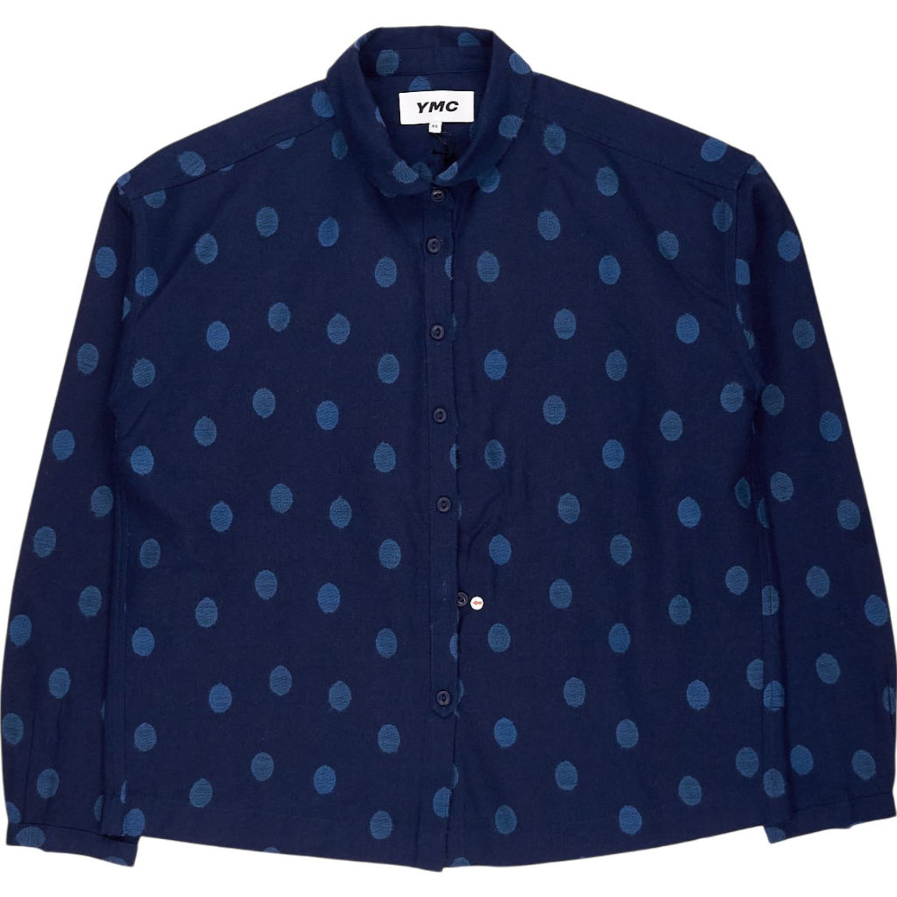 YMC Indigo Polka Dot Marianne Shirt