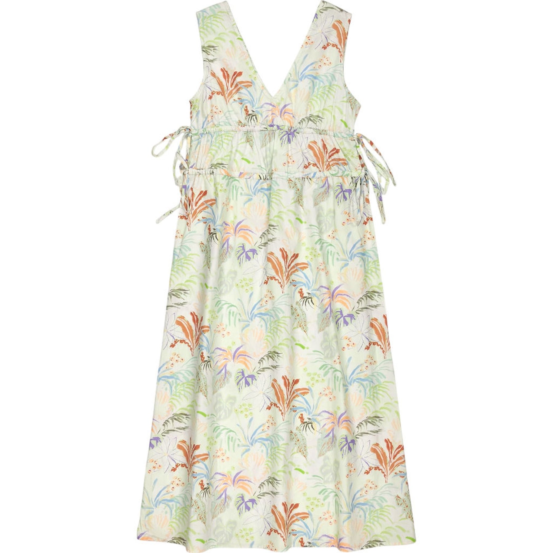 OMNES Floral Print Midi Dress