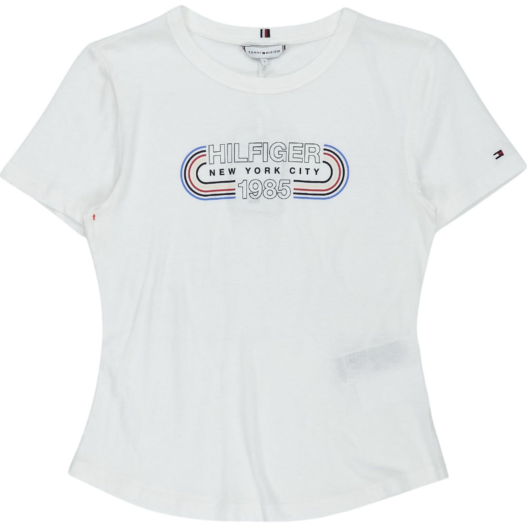 Tommy Hilfiger White Graphic T-Shirt S