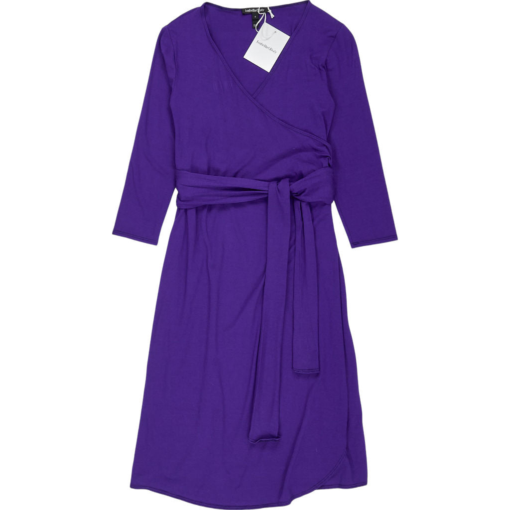 Isabella purple heavy embroidered suit
