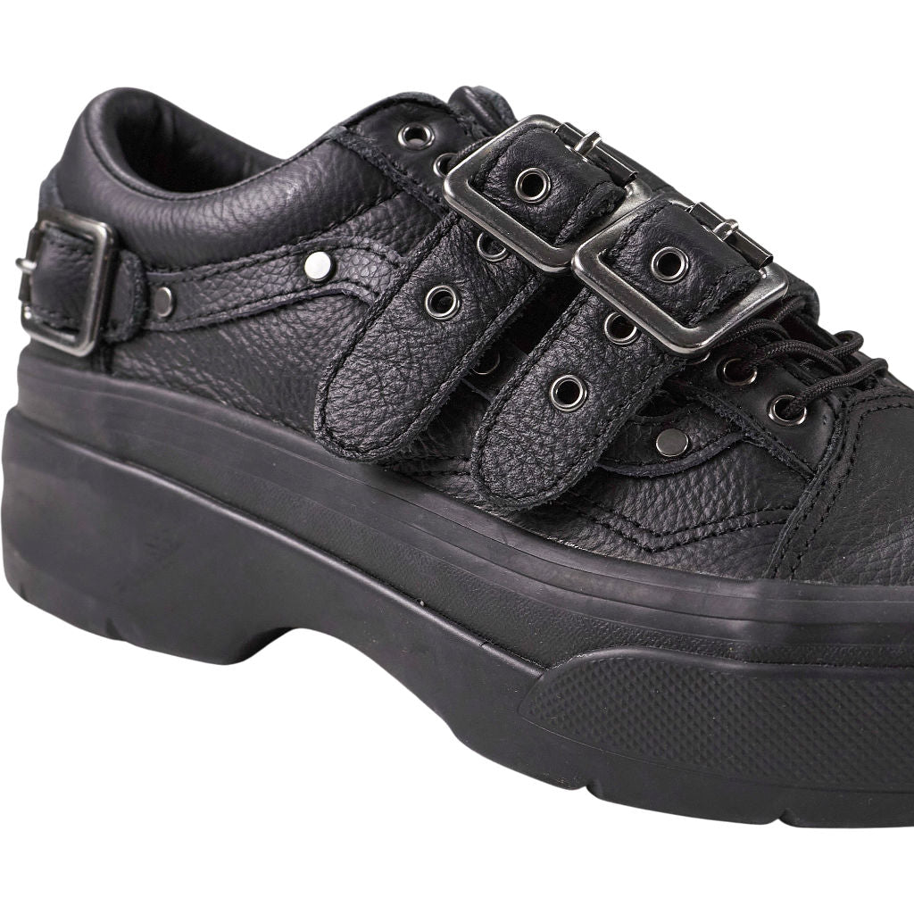 Vans Black Leather Premium Old Skool Efron Danzig Shoes