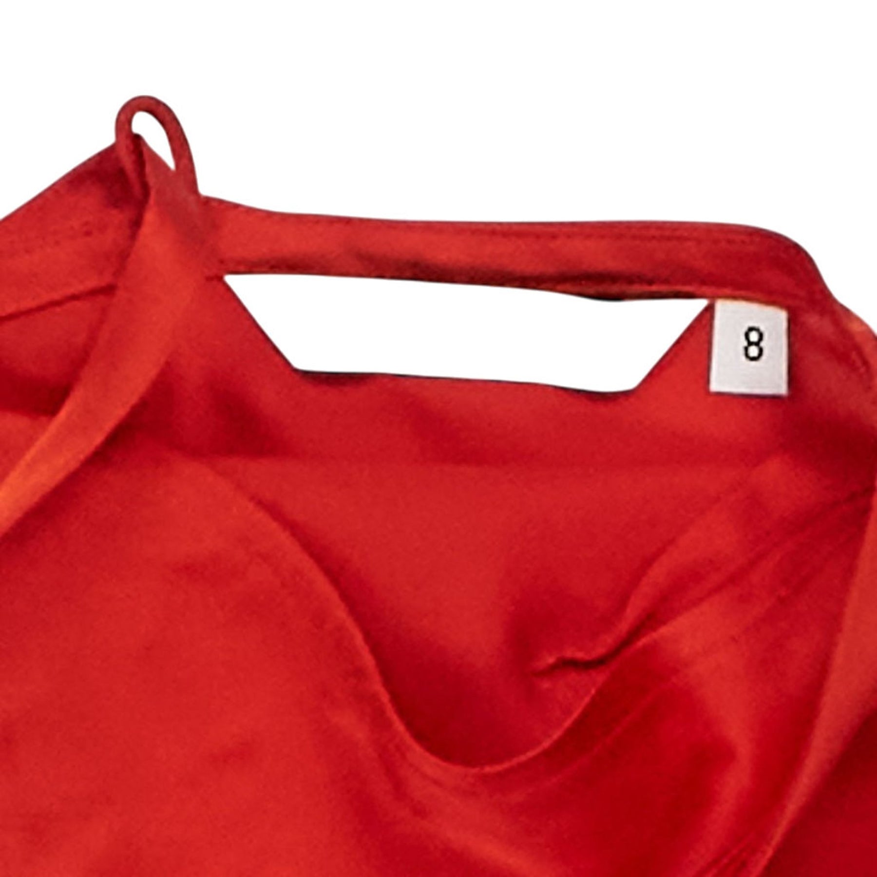 OMNES Pink Red Colourblock Slip Dress