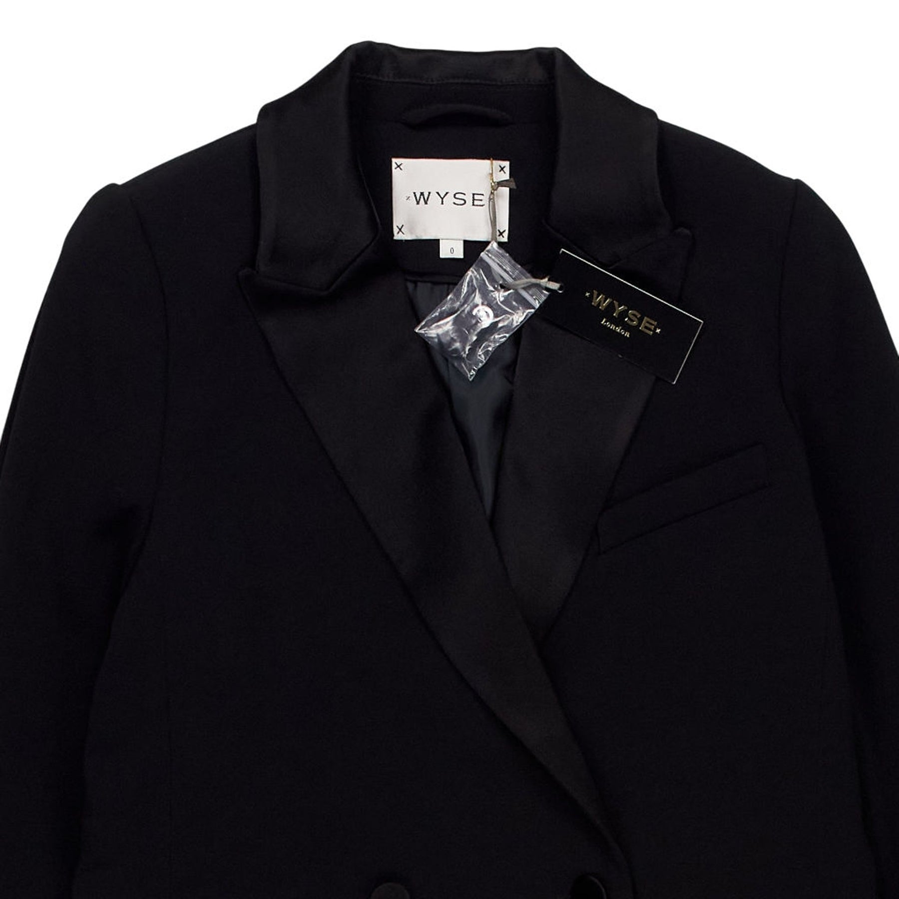 Wyse Black Blazer Jacket
