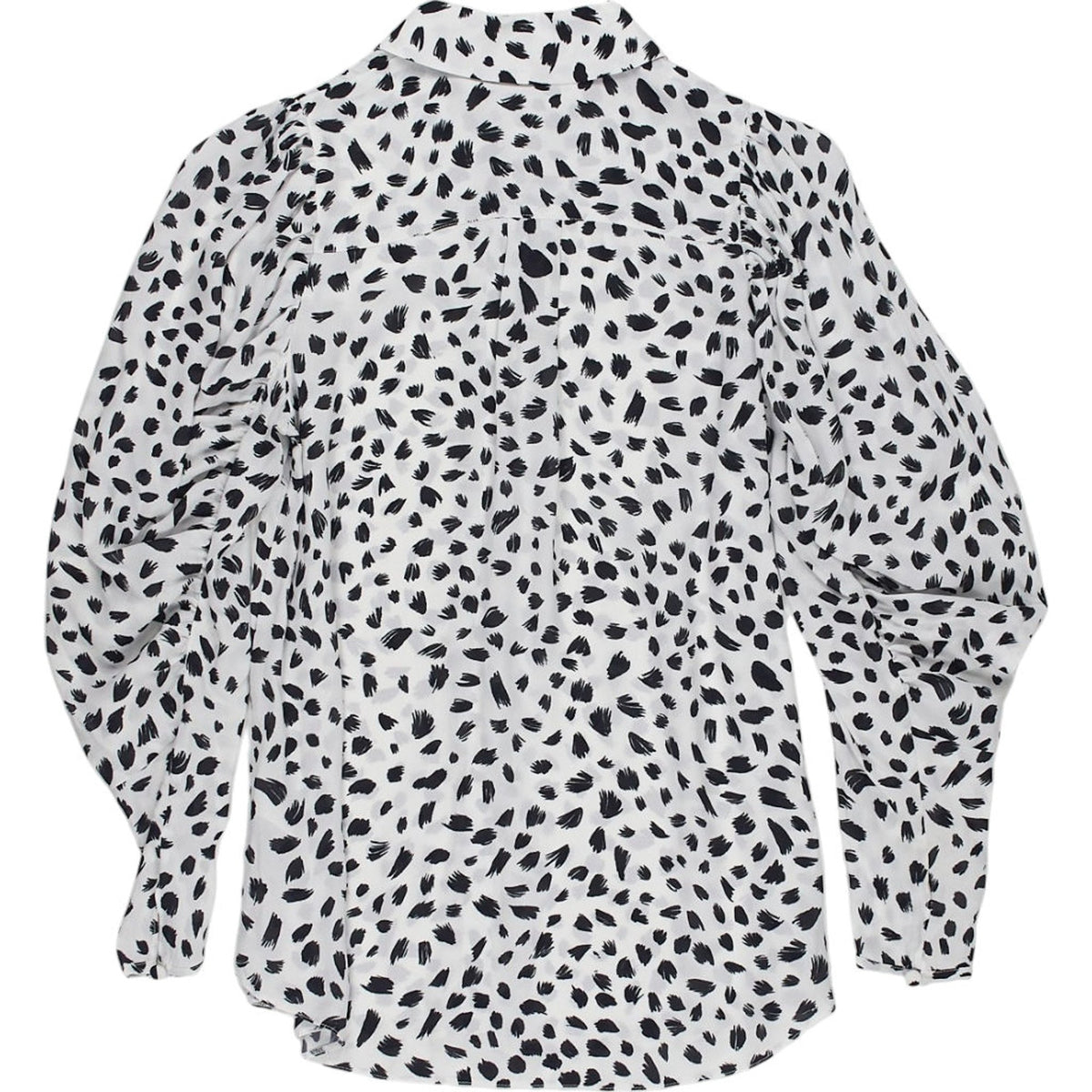 OMNES Black White Patterned Blouse