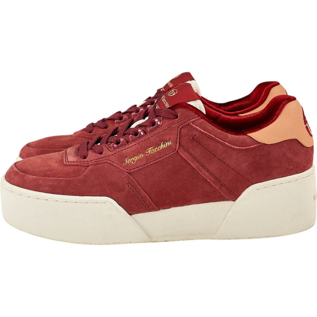 Sergio Tacchini Red Suede Trainers