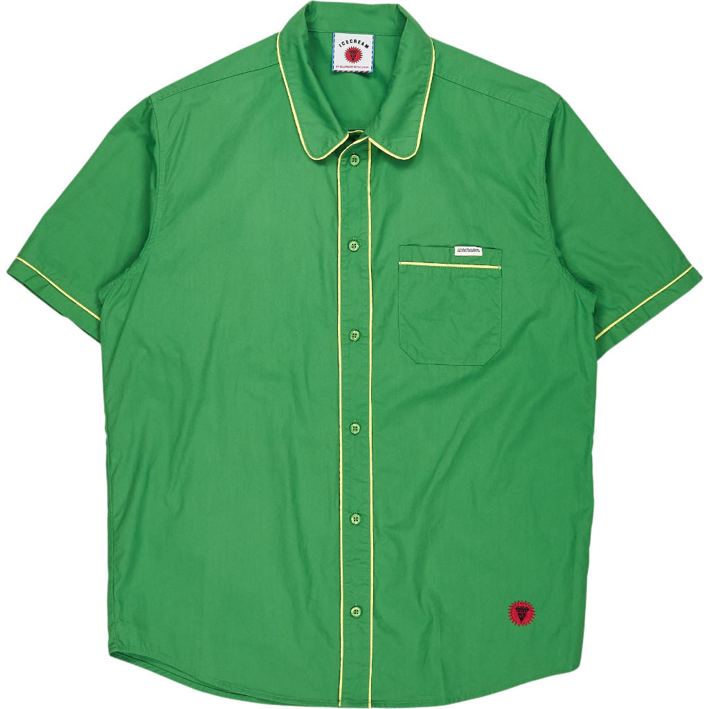 Icecream Green Bowling Shirt