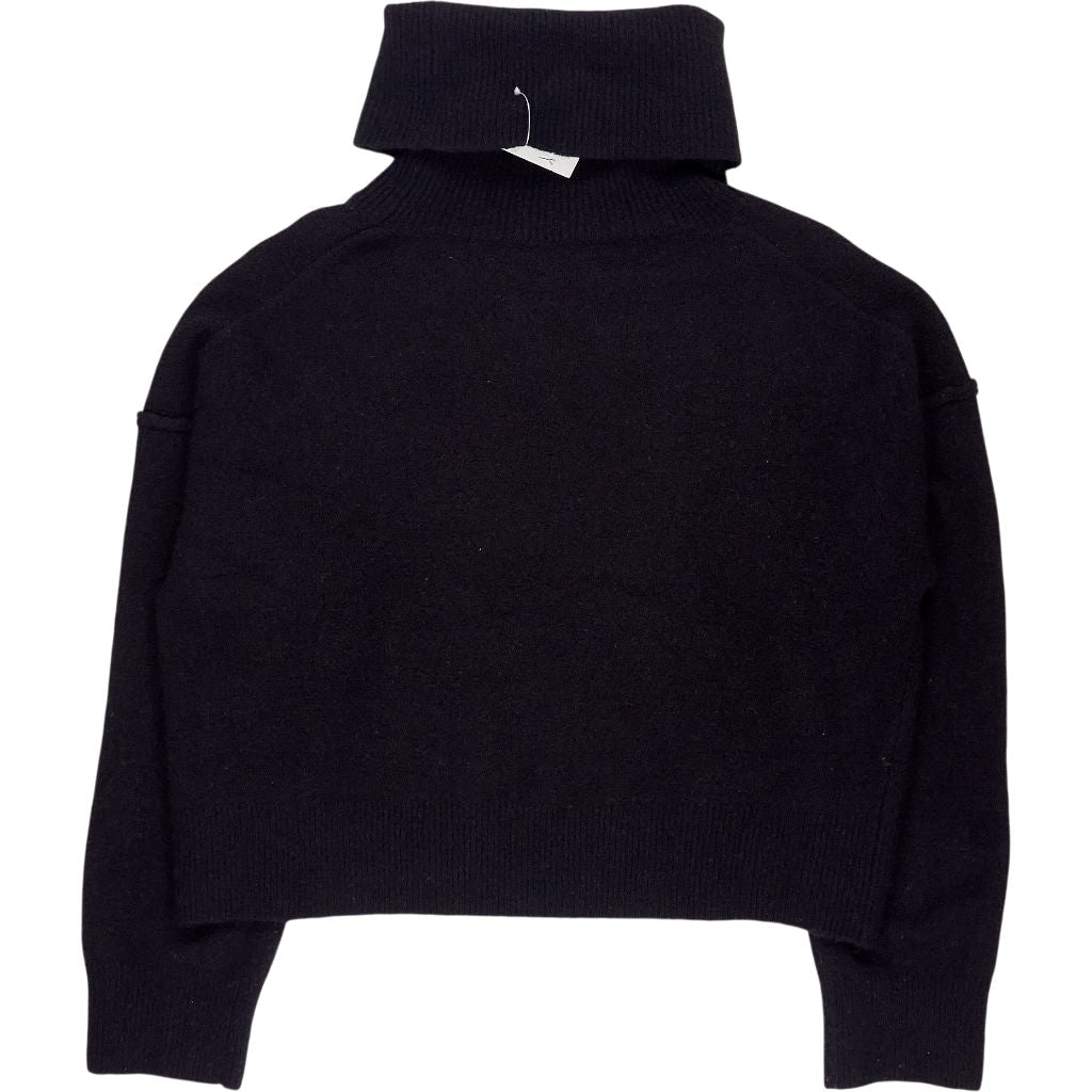 Hush Black Wool Blend Roll Neck Jumper