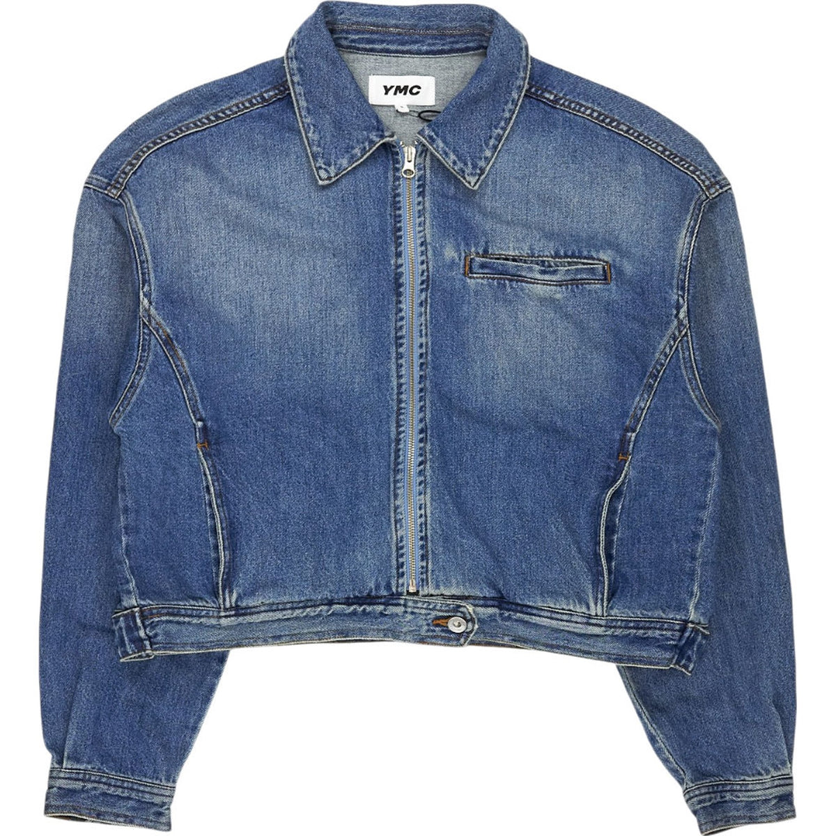 YMC Blue Washed Denim Jacket S