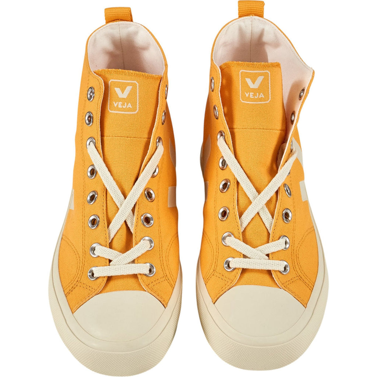 Veja Orange Wata II Canvas Trainers