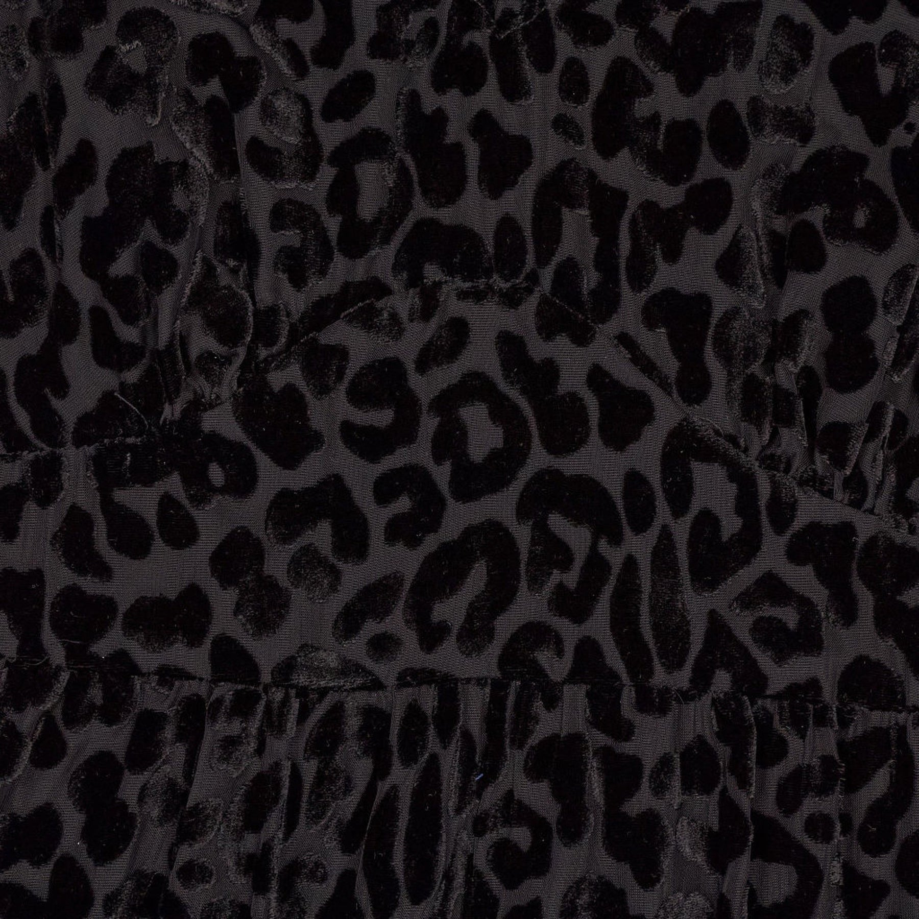 Strong Girls Club Black Leopard Print Midi Dress
