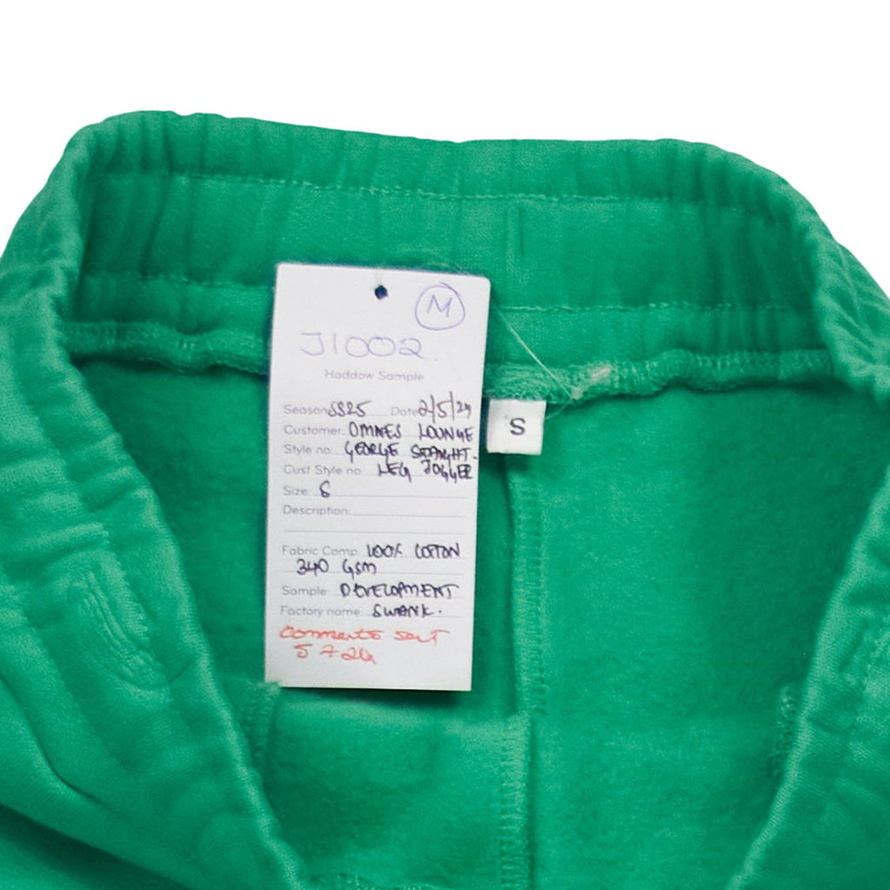 OMNES Green Lounge Trousers