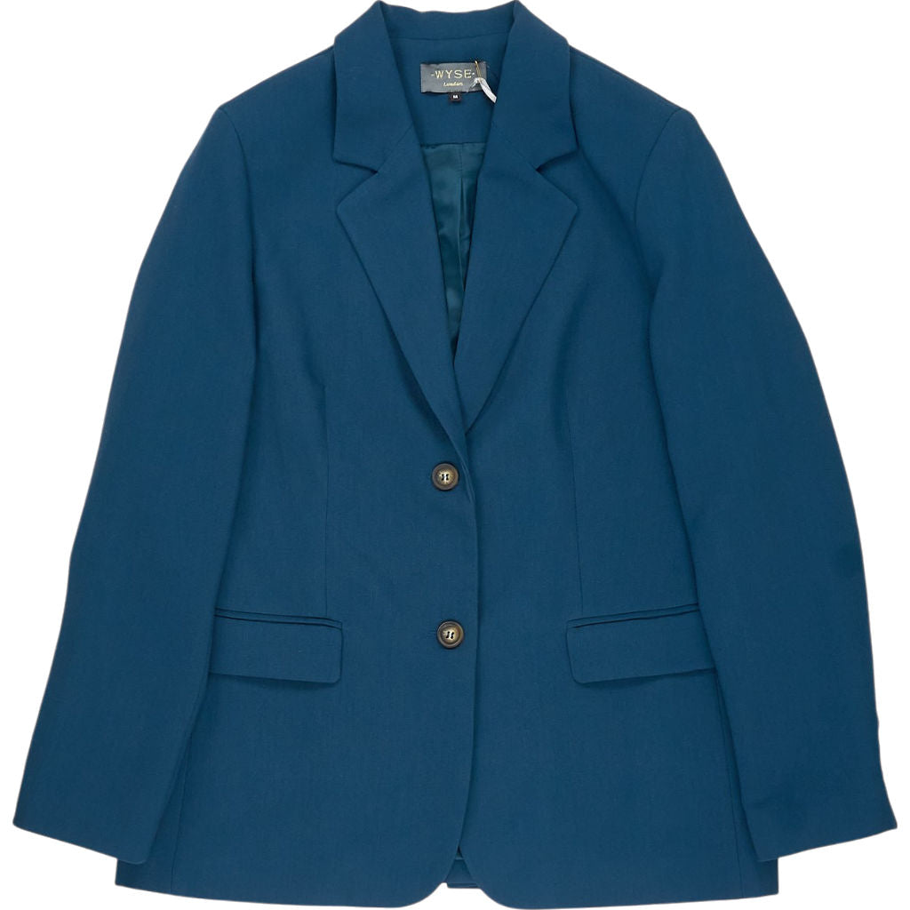 Wyse Teal Ellie Oversized Blazer