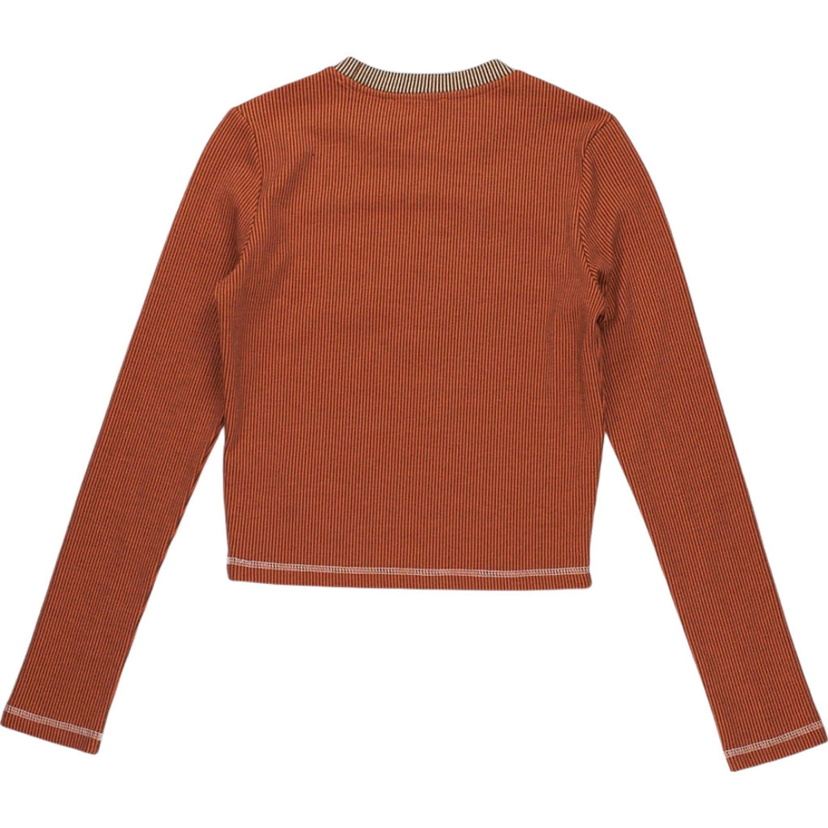 Basic Pleasure Mode Striped Long Sleeve Top