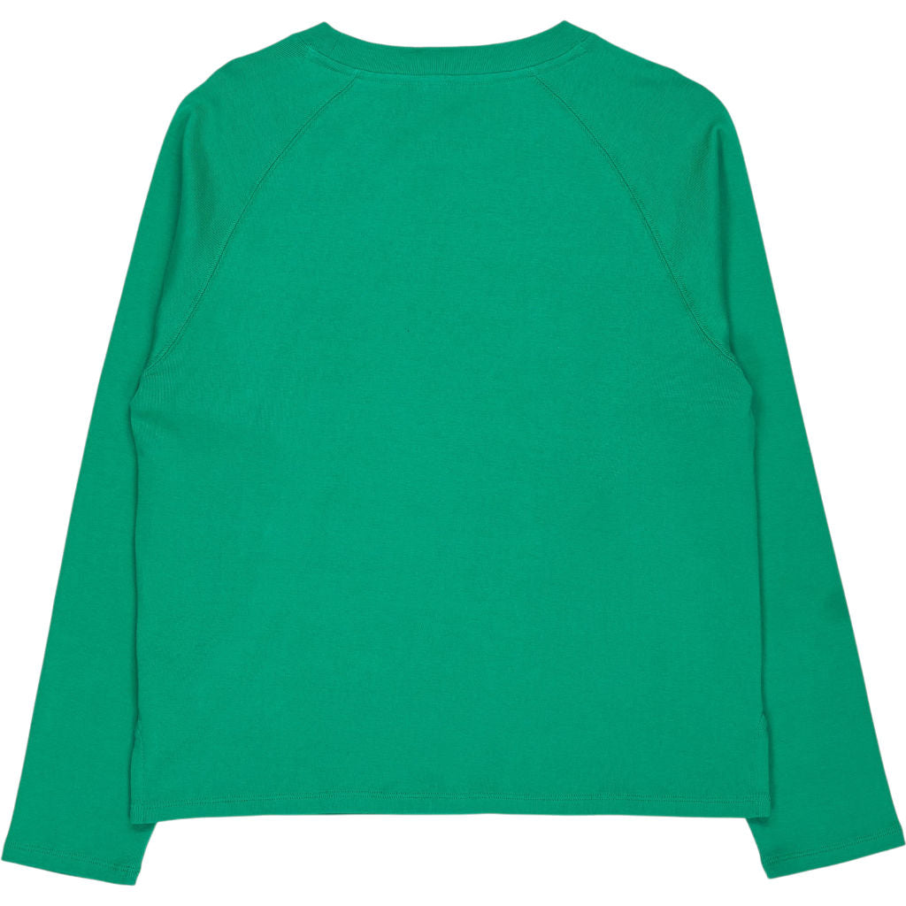 Hush Green Matilda Cotton Raglan Top