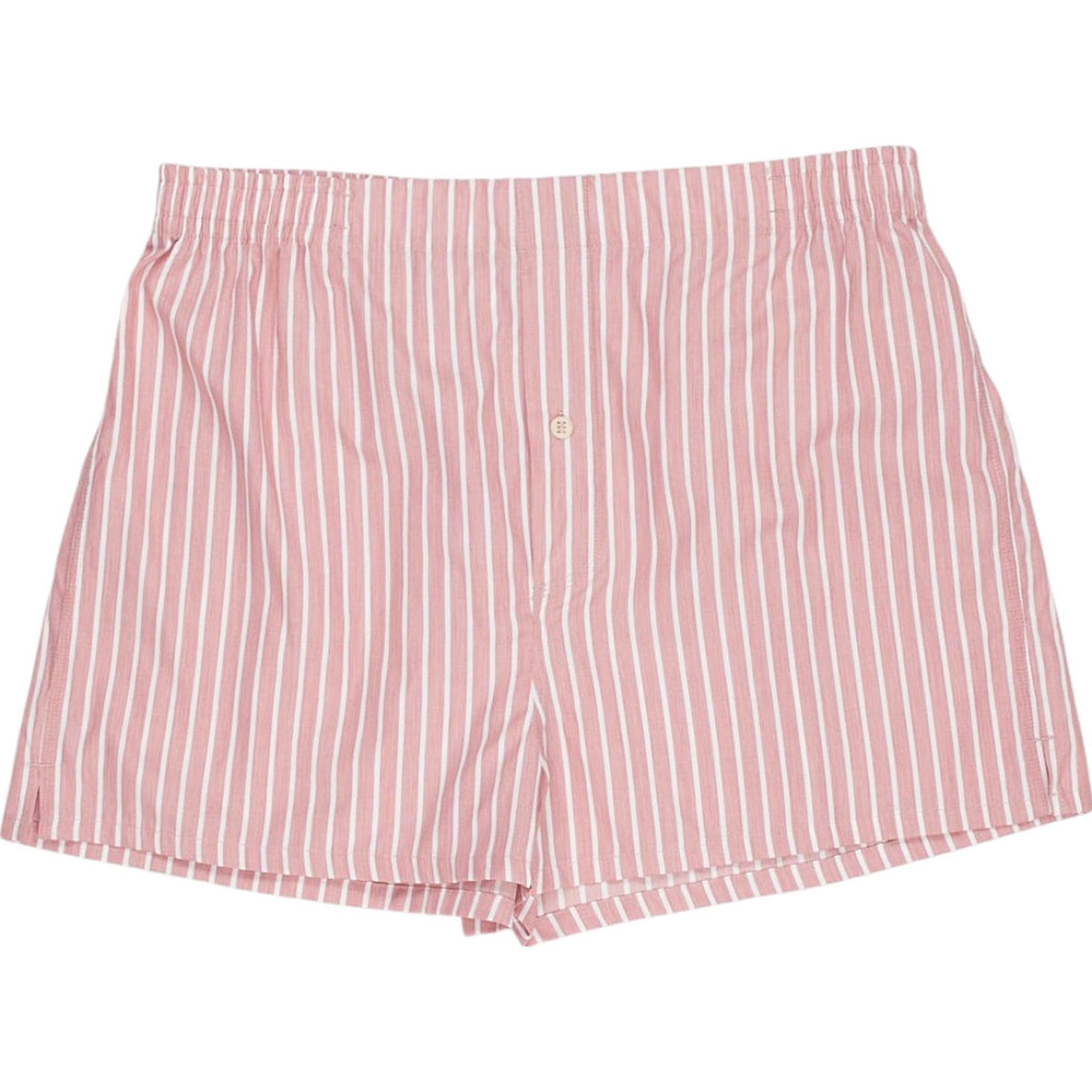 Hamilton + Hare Red Striped Boxer Shorts