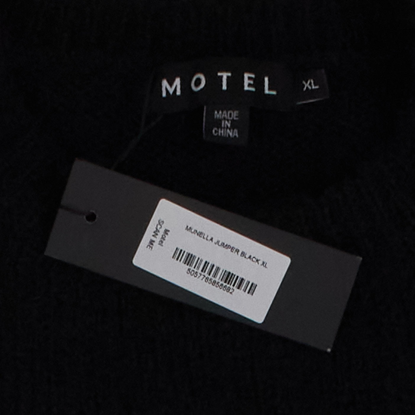 Motel Black Munella Jumper