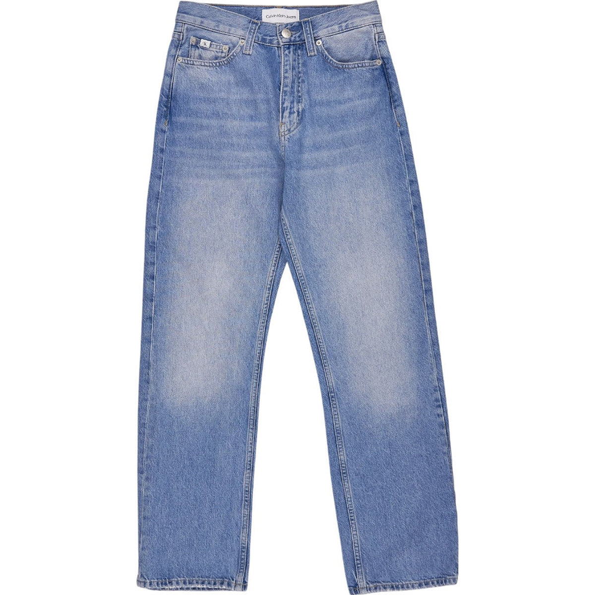 Calvin Klein Blue High Rise Straight Jeans
