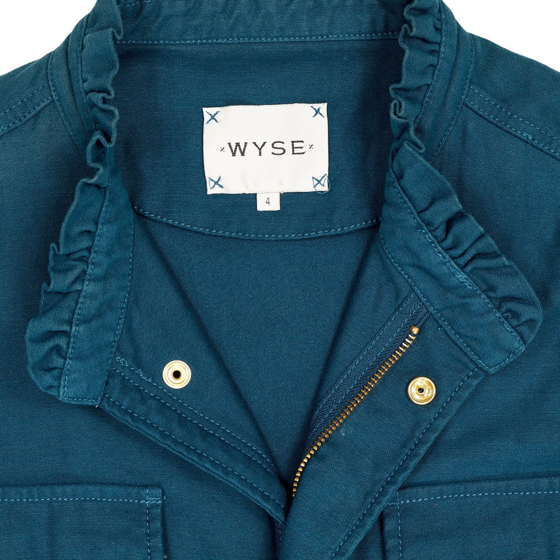 Wyse Blue Cotton Jacket 4