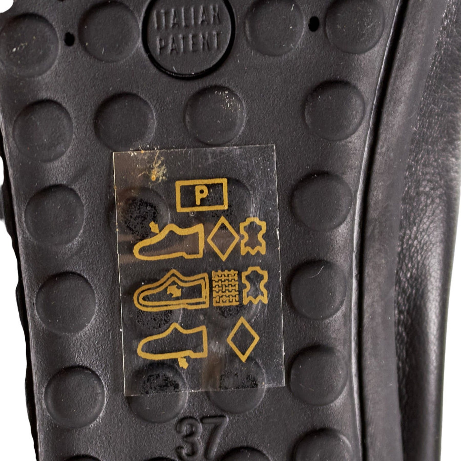 Geox Black Leather Ballet Flats