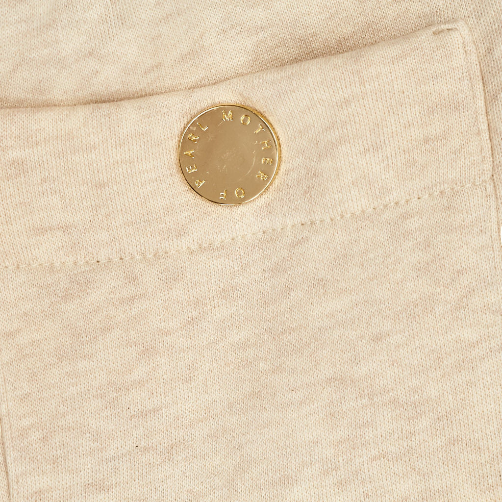Mother of Pearl Beige Organic Cotton Joggers