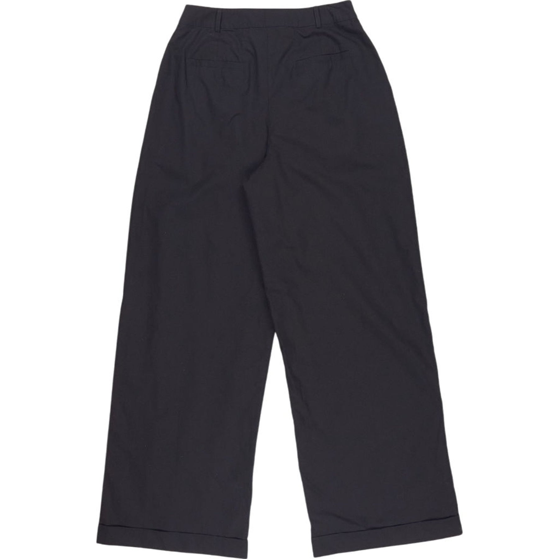 OMNES Black Wide Leg Trousers