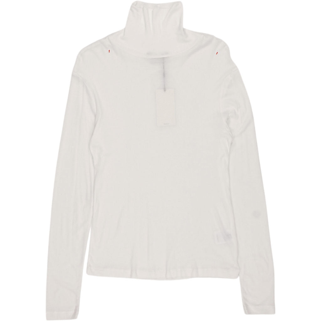 Holzweiler White Long Sleeve Turtleneck Top