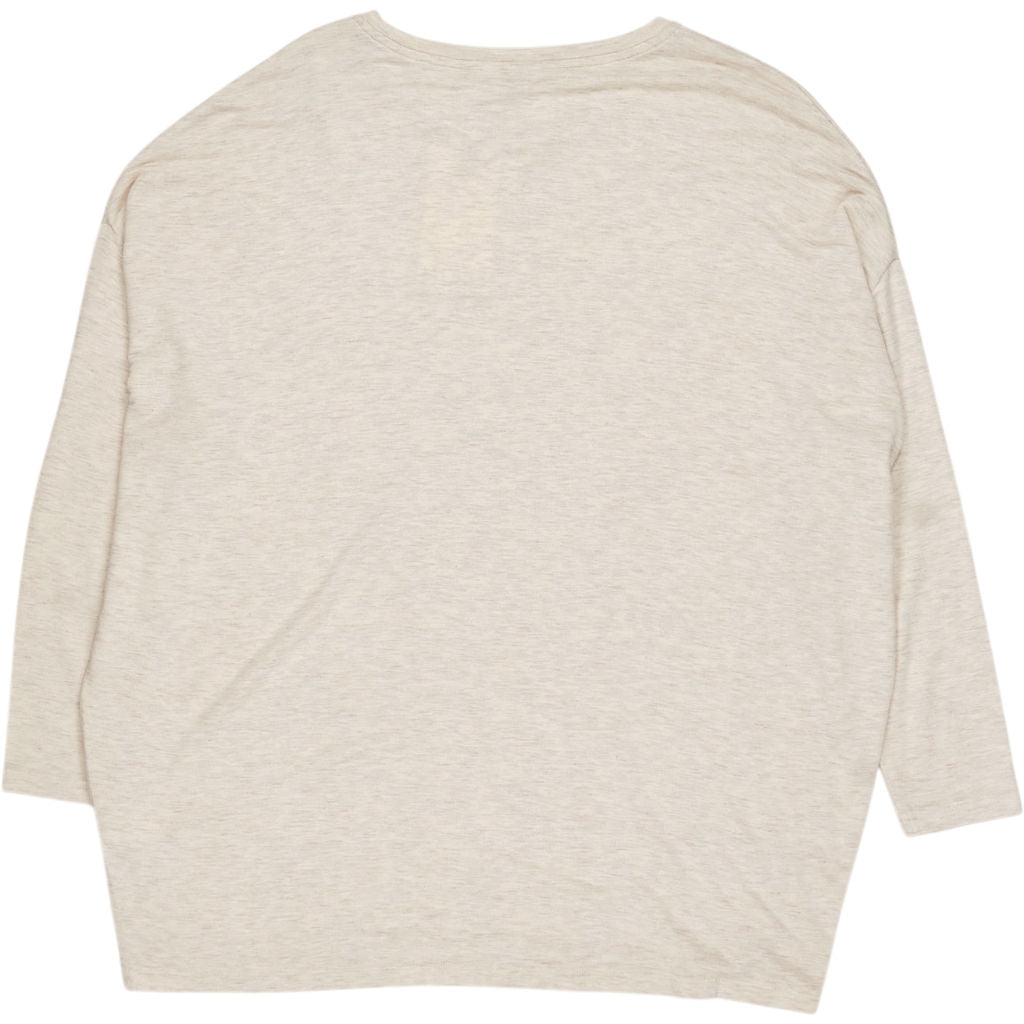 Hush Oatmeal Gillian Wide Jersey Top