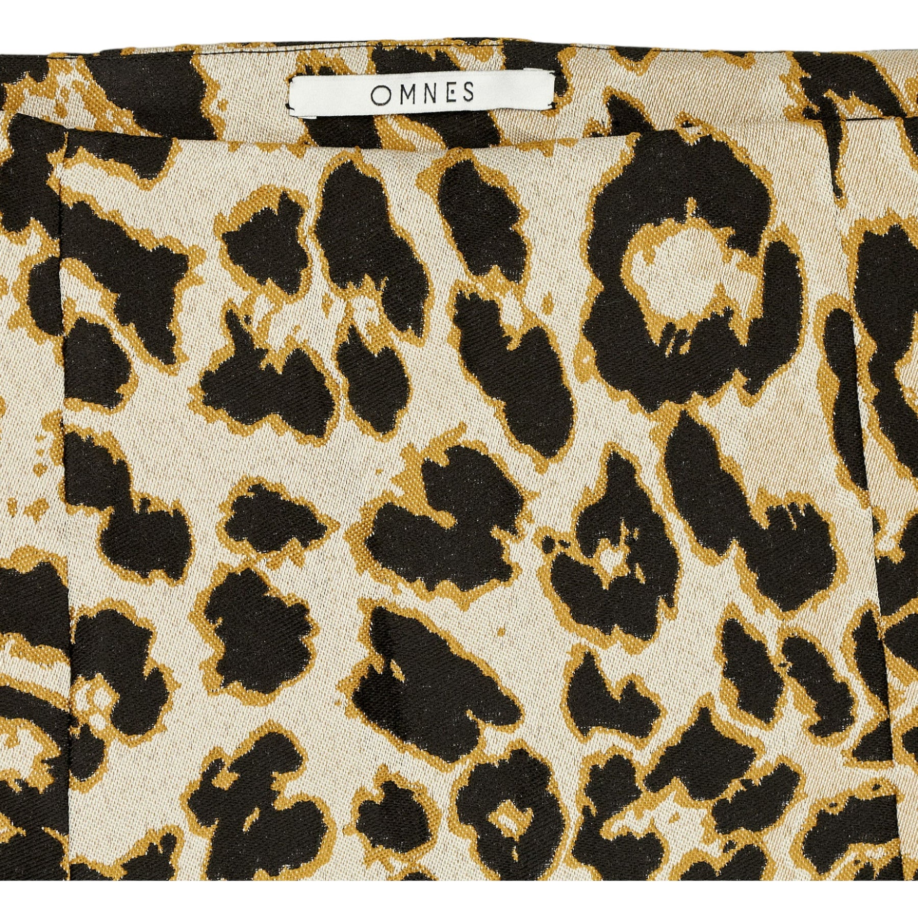 OMNES Leopard Print Mini Skirt