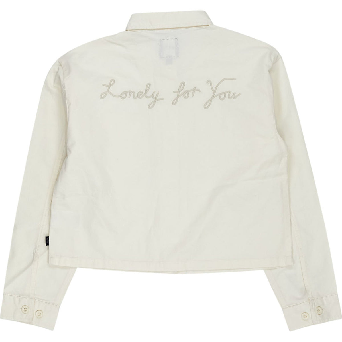 Vans White Lonely For You Cropped Shirt
