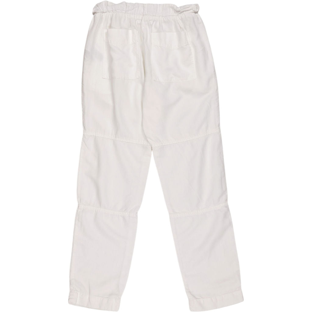 Bella Dahl White Elastic Waist Trousers