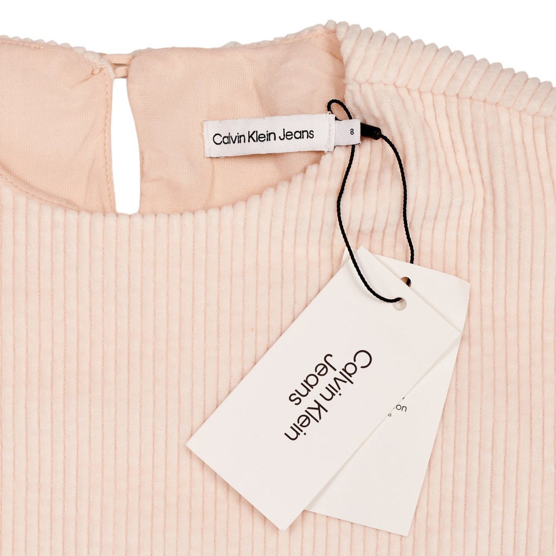 Calvin Klein Pink Soft Ribcord Dress