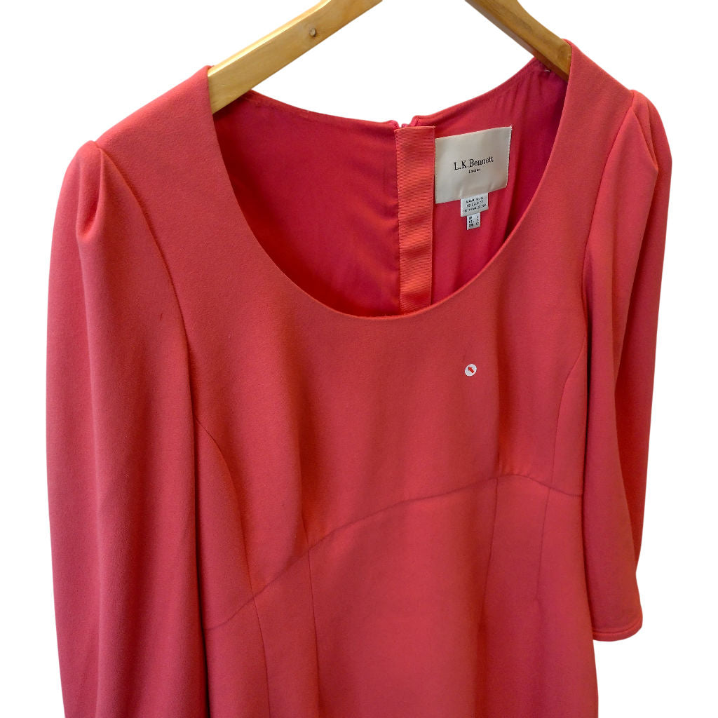 L.K. Bennett Pink Josephine Dress