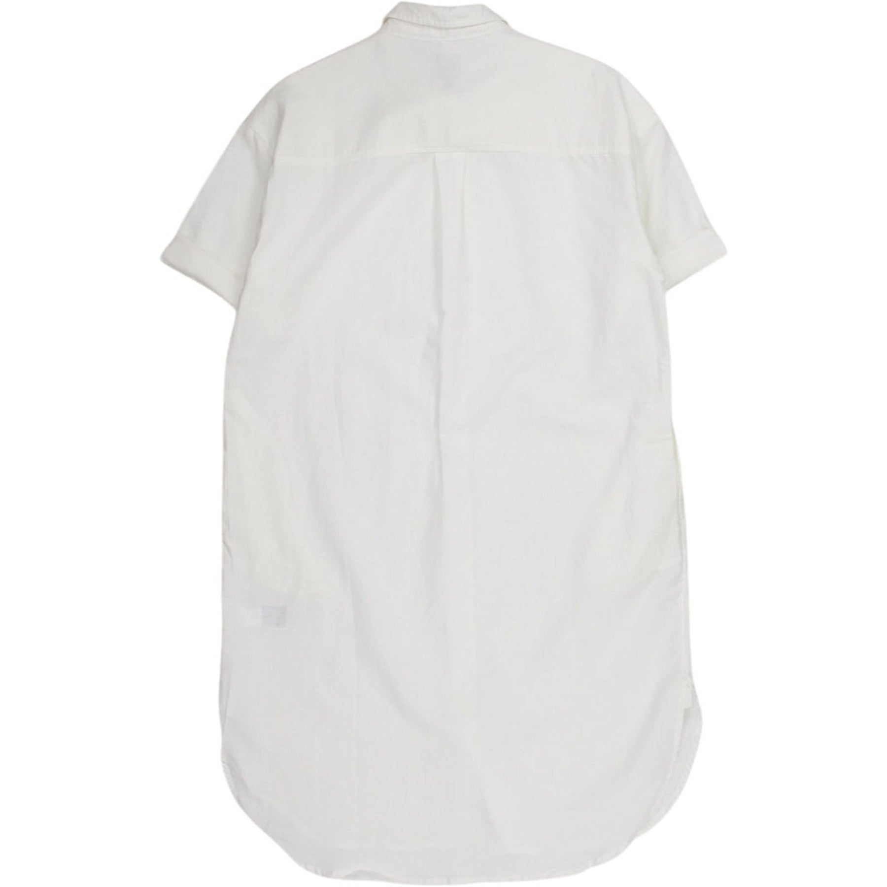 GAP White Short Sleeve Shirt Dress