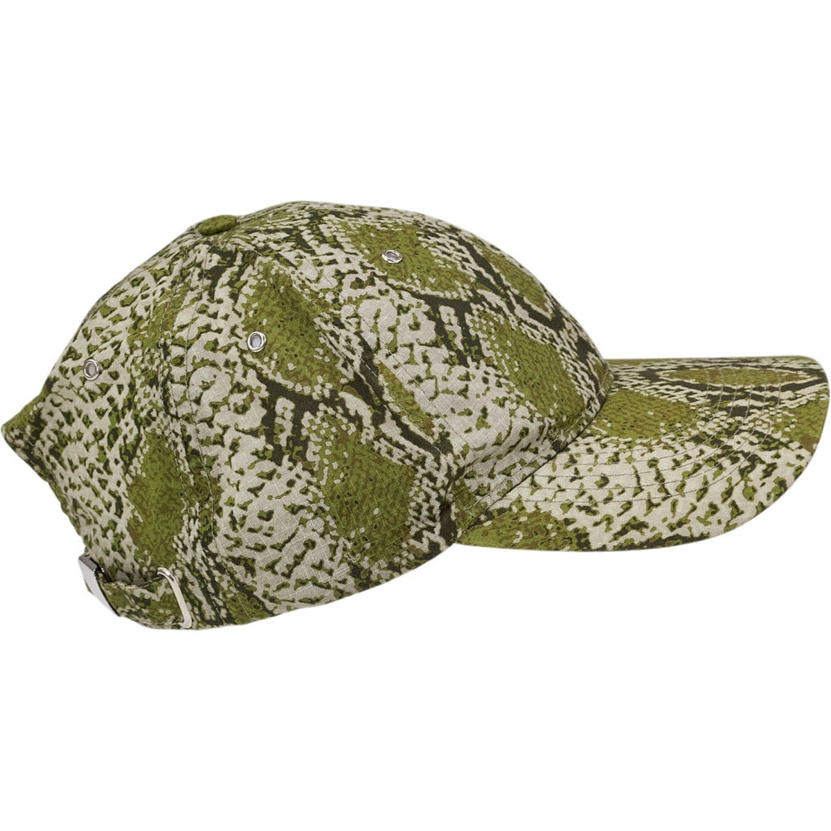 YMC Green Snakeskin Pattern Cap