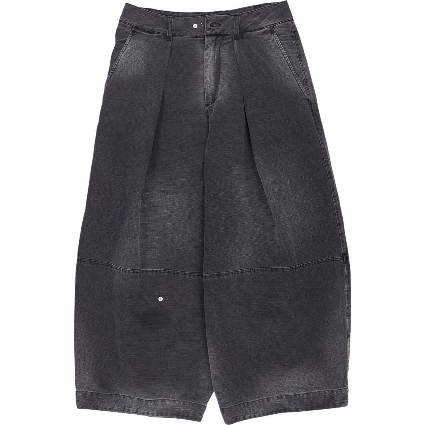 YMC Grey Wide Leg Trousers