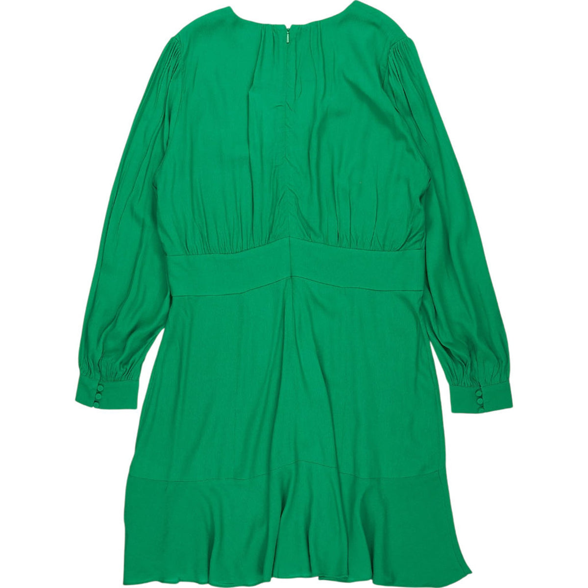 Whistles Green Button-Through Dress