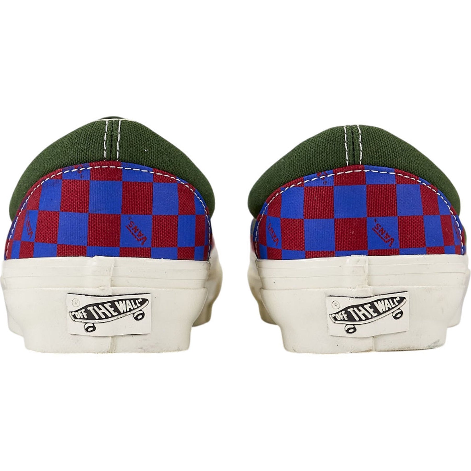 Vans Green Blue Checkered LX Era Reissue Trainers US 9