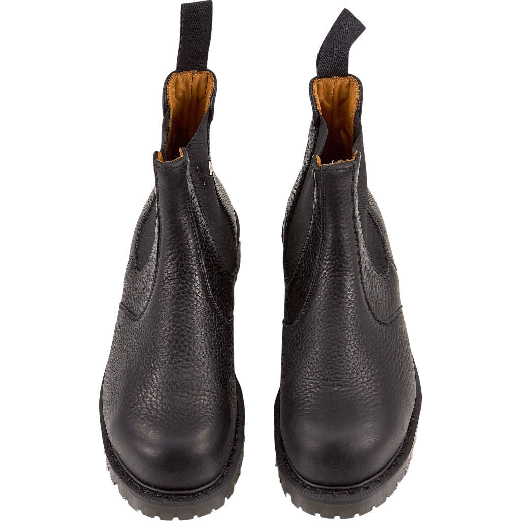 YMC Black Softy Grain Dealer Boots UK 7