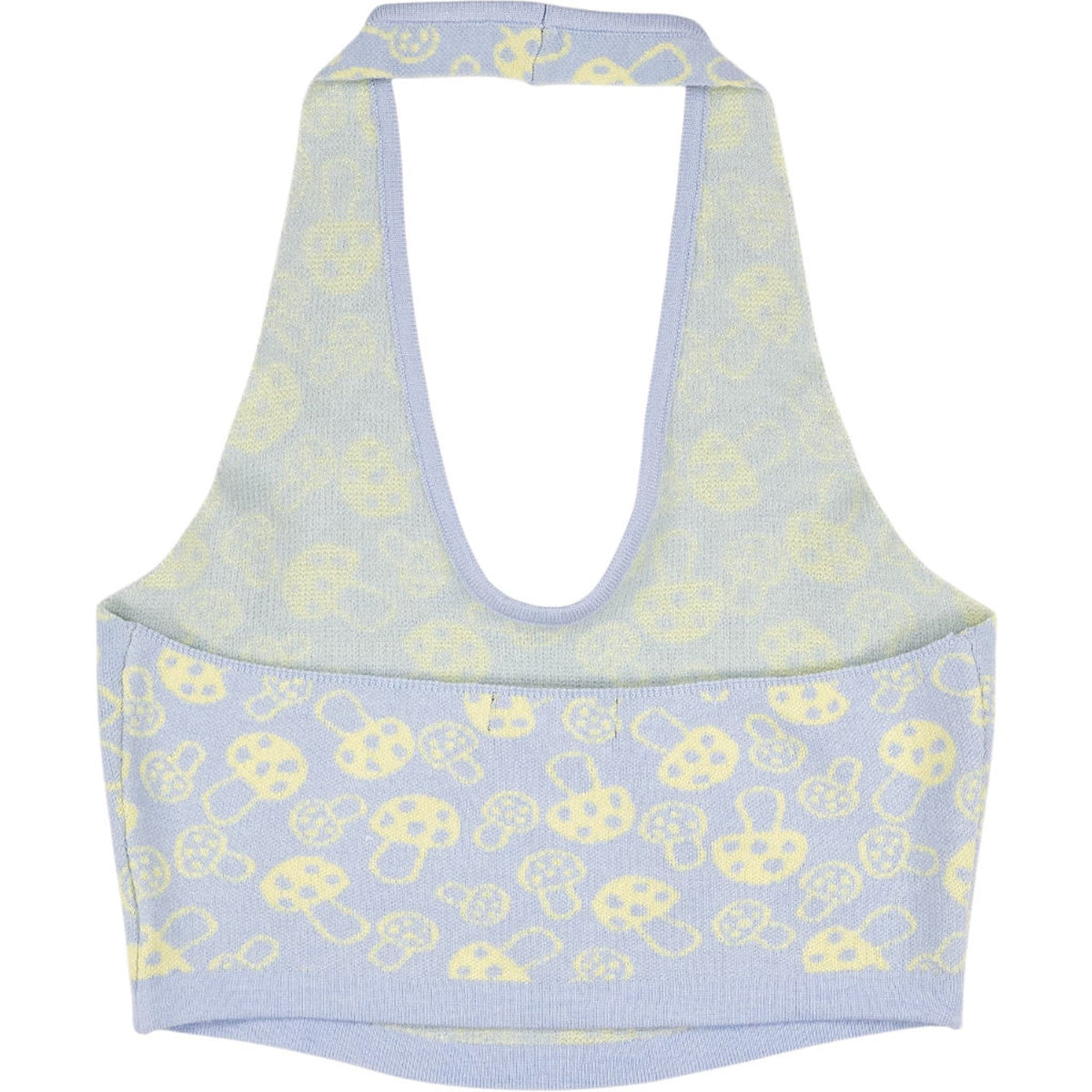 Motel Blue Mushroom Knit Top